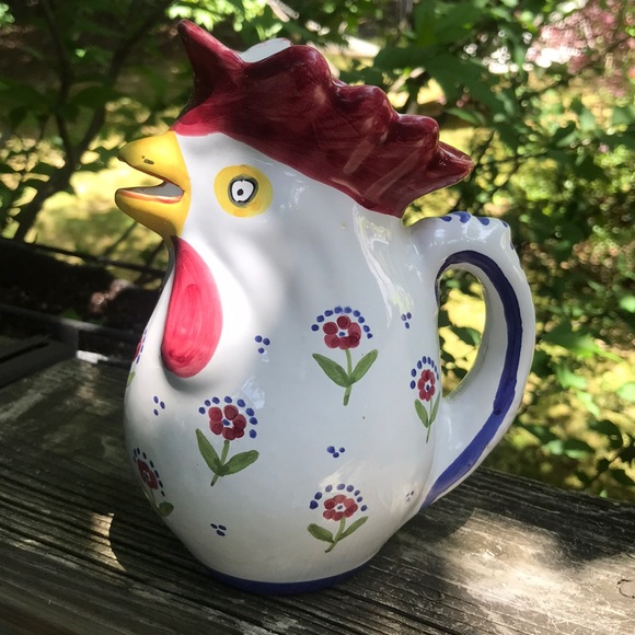 Sigma Beauty Other - Rooster Pitcher Italian ceramic